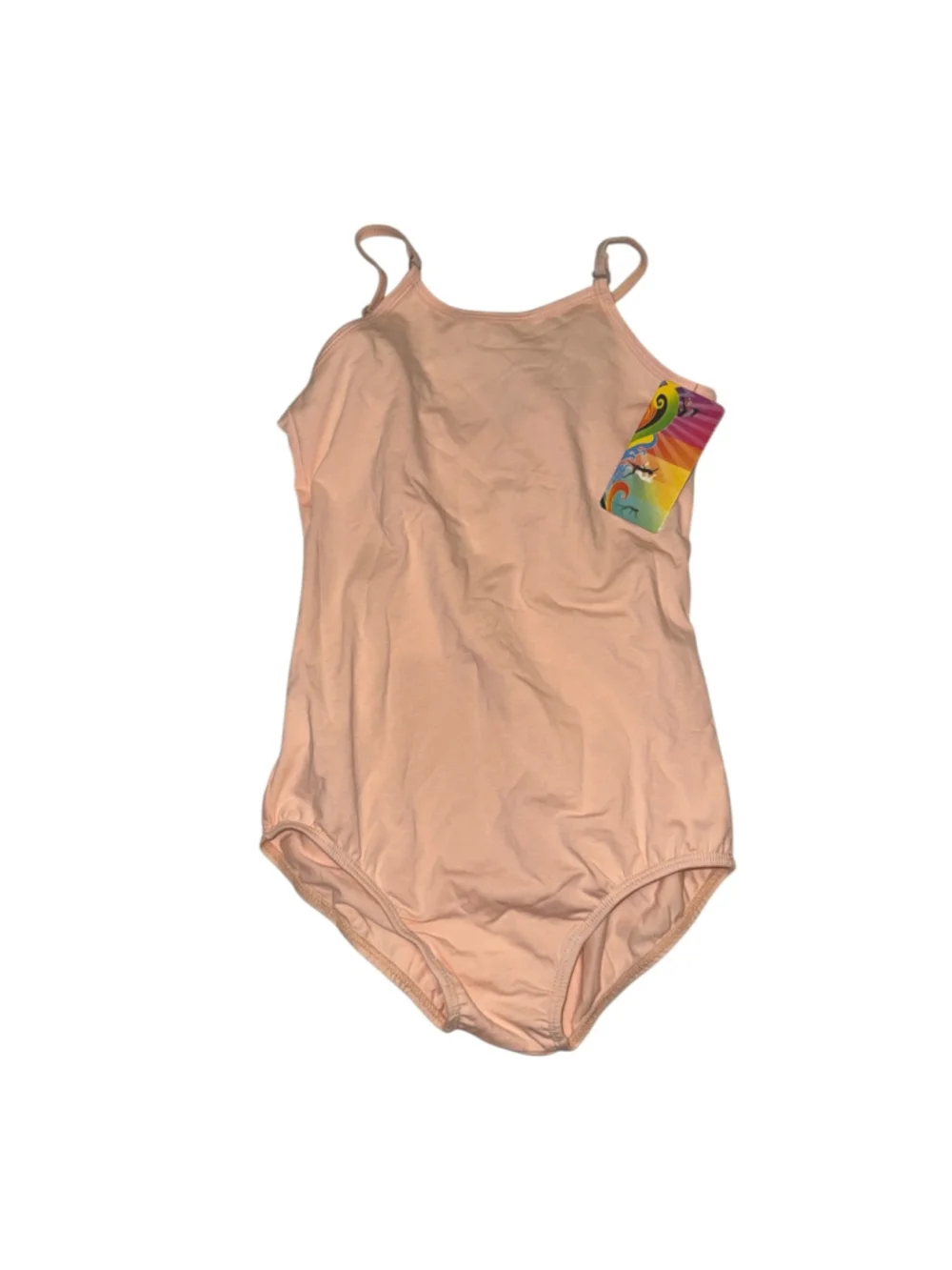 Girls Nude Ballet Dance Leotard Size 150 Youth L 12-14 NWT Camisole
